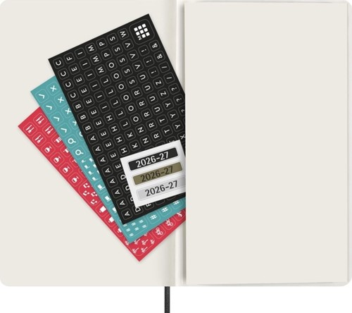 Agenda 2027 Moleskine 18M Planner Weekly 7dagen/1pagina large sc black-3