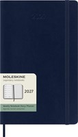 Agenda 2027 Moleskine 12M Planner Weekly 7dagen/1pagina large sc sapphire blue