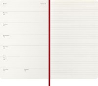 Agenda 2027 Moleskine 12M Planner Weekly 7dagen/1pagina large sc scarlet red-3