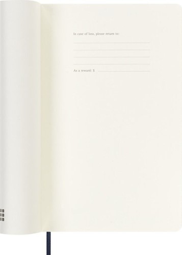 Agenda 2027 Moleskine 18M Planner Weekly 7dagen/1pagina large sc sapphire blue-2