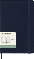 Agenda 2027 Moleskine 18M Planner Weekly 7dagen/1pagina large hc sapphire blue