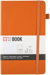 Notitieboek Sakura large 130x210mm lijn hard cover amber