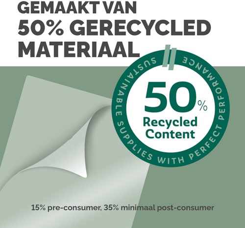 Lamineerhoes Fellowes A5 light 50% gerecycled mat 100stuks-3