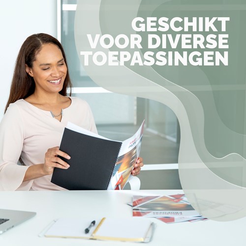 Voorblad Fellowes A4 PET 200micron recycled 100 stuks-3