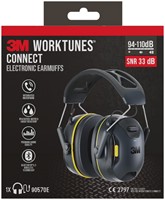 Oorkap 3M WorkTunes Connect Bluetooth 94-110 dB zwart