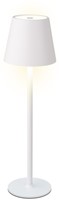 Tafellamp Lumineo led oplaadbaar steady binnen wit