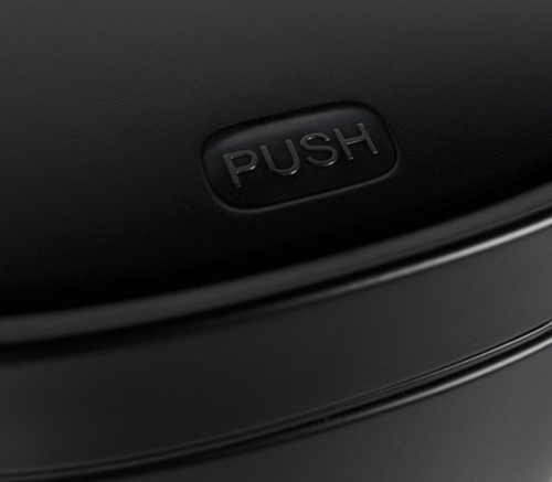 Afvalbak Desq Touch 50 liter RVS zwart-3