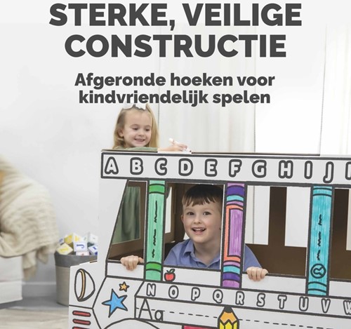 Kartonnen Speelbus Bankers Box Play inkleurbaar-3