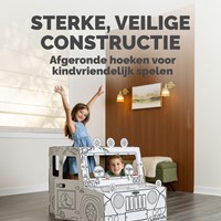 Kartonnen Dinosaurustruck XL Bankers Box Play inkleurbaar-1