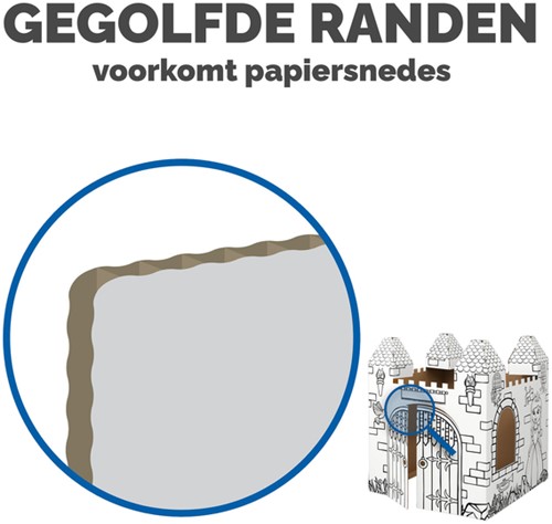 Kartonnen Kasteel XL Bankers Box Play inkleurbaar-3