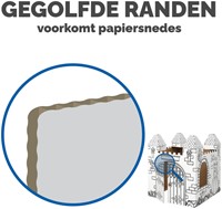 Kartonnen Kasteel XL Bankers Box Play inkleurbaar-3