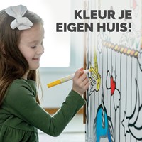 Kartonnen speelhuis XL Eenhoorn Bankers Box Play inkleurbaar-1