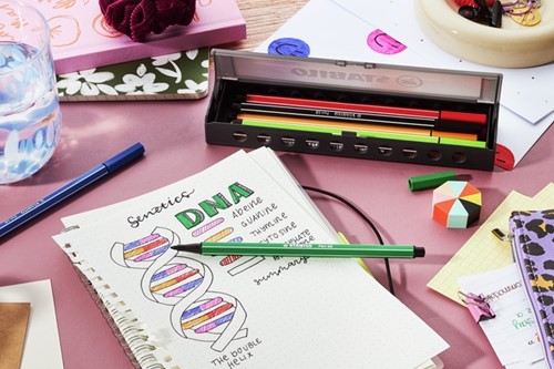 Viltstift STABILO Pen 68 medium clickset à 10 kleuren-4