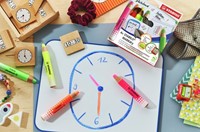 Whiteboardpotlood STABILO MARKdry etui à 4 neon kleuren-2