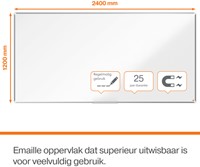 Whiteboard Nobo Premium Plus 120x240cm emaille-2