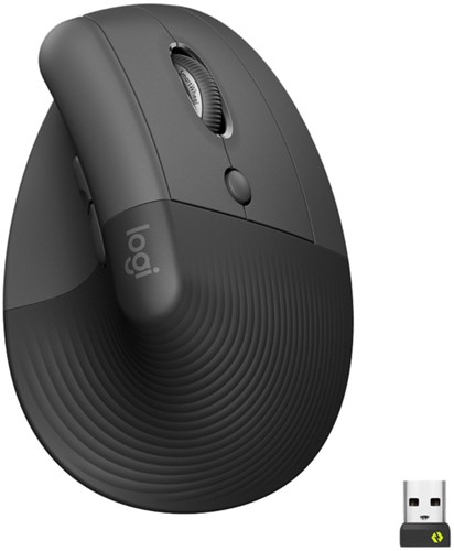 Muis Logitech Lift rechtshandig grafiet