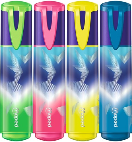 Markeerstift Maped Arctic Vibes set à 4 kleuren-2