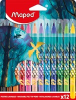 Viltstift Maped Dragon set à 12 kleuren