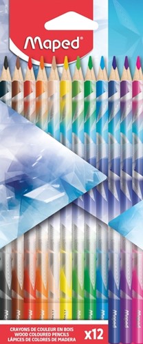 Kleurpotlood Maped Arctic Vibes set à 12 kleuren