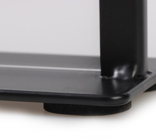 Kaarthouder Europel metaal met acryl bord A5 zwart-3