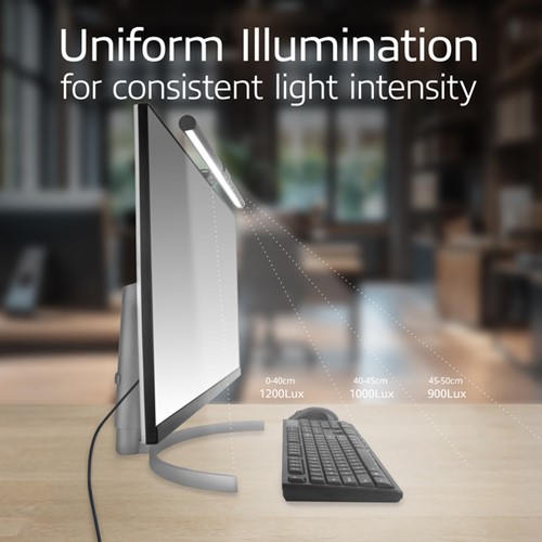 Monitorlamp ACT led dimbaar USB-3