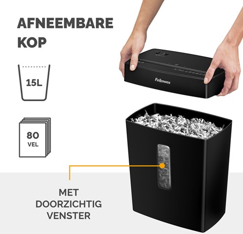 Papiervernietiger Fellowes P-42C snippers 4x34mm-2