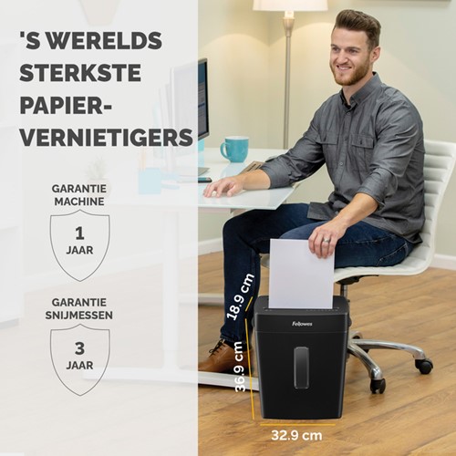 Papiervernietiger Fellowes P-42C snippers 4x34mm-3