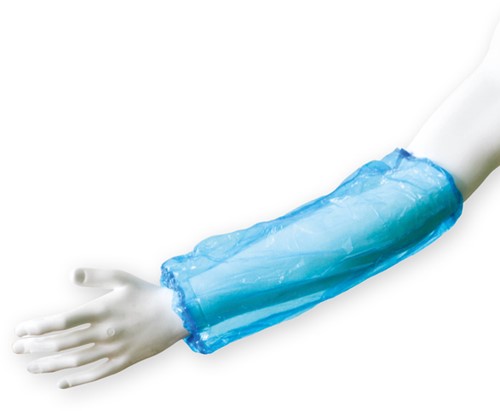 Mouwovertrek Hynex PE blauw 100 stuks-2