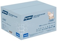 Handschoen Hynex vinyl M transparant 4.5gr 100 stuks-1
