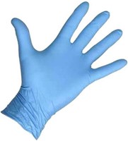 Handschoen Hynex nitril L blauw 5gr extra sterk 100 stuks-3