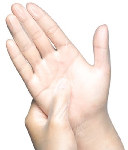 Handschoen Hynex vinyl XL transparant 4.5gr 100 stuks-2