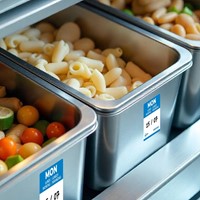 Etiket Avery HACCP maandag-blauw 25x25mm 1000 stuks-3