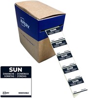 Etiket Avery HACCP zondag-zwart 25x25mm 1000st