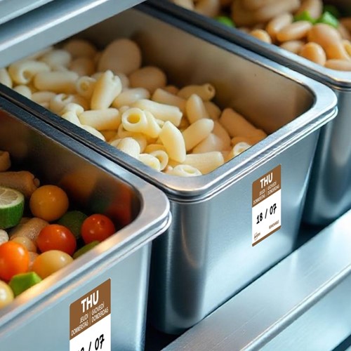 Etiket Avery HACCP donderdag-bruin 25x25mm 1000 stuks-3