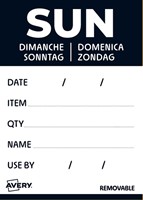 Etiket Avery HACCP zondag-zwart 40x56mm 500st-2