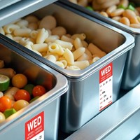 Etiket Avery HACCP woensdag-rood 40x56mm 500st-3