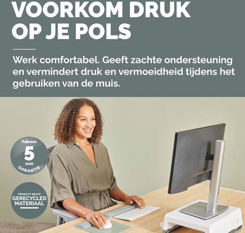 Polssteun Fellowes Breyta compact saliegroen-1