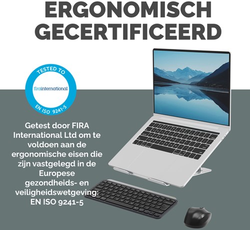 Laptopstandaard Fellowes Alumia zilver-1