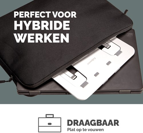 Laptopstandaard Fellowes Alumia zilver-3