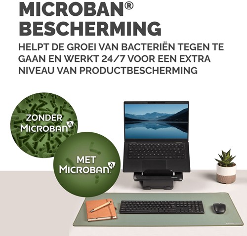 Bureau-onderlegger Fellowes Breyta saliegroen-3