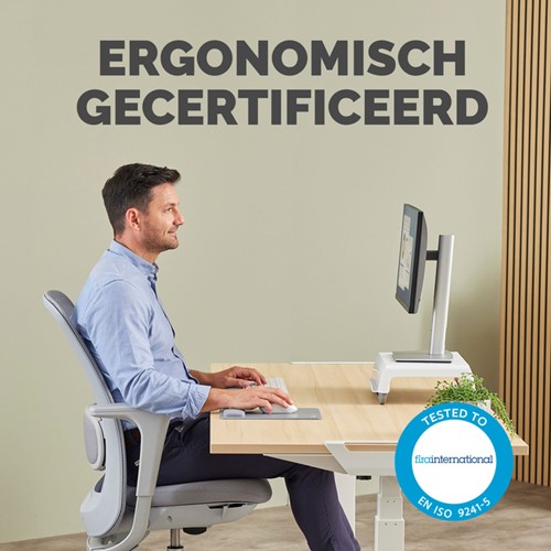 Muismat met polssteun Fellowes Breyta XL grijs-4