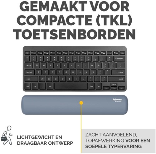 Polssteun Fellowes Breyta compact blauw-3