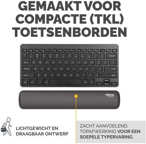 Polssteun Fellowes Breyta compact zwart-3