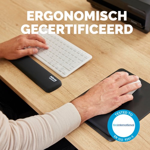 Polssteun Fellowes Breyta compact zwart-4