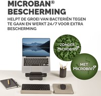 Muismat met polssteun Fellowes Breyta zand-2