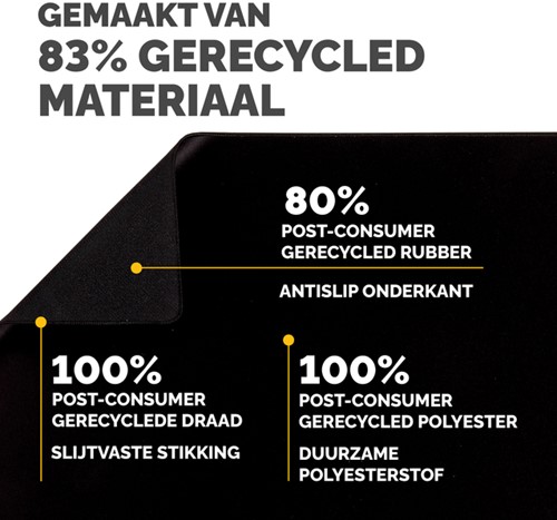 Bureau-onderlegger Fellowes Breyta zwart-1