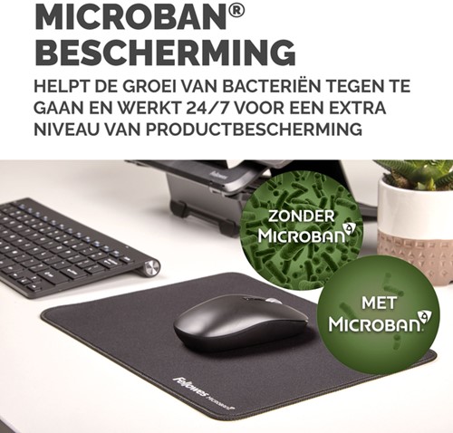 Muismat Fellowes Breyta XL zwart-1