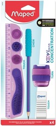 Tekenset Maped Kidy Learn Concentration paars 4-delig