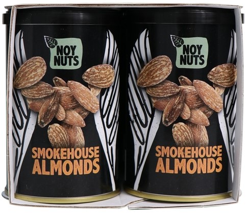 Amandelen NoyNuts Smokehouse blik 150g-3