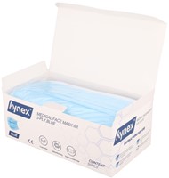 Mondmasker Hynex IIR 3-laags blauw 50 stuks